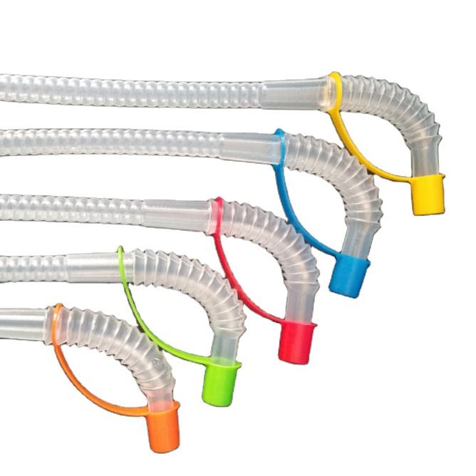 Hot Sell Tailai Factory Hot Selling Disposable PE Straw Drinking Straws with Dust Cover